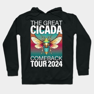 Cicada Comeback Tour 2024 Return Of The Cicadas Hoodie